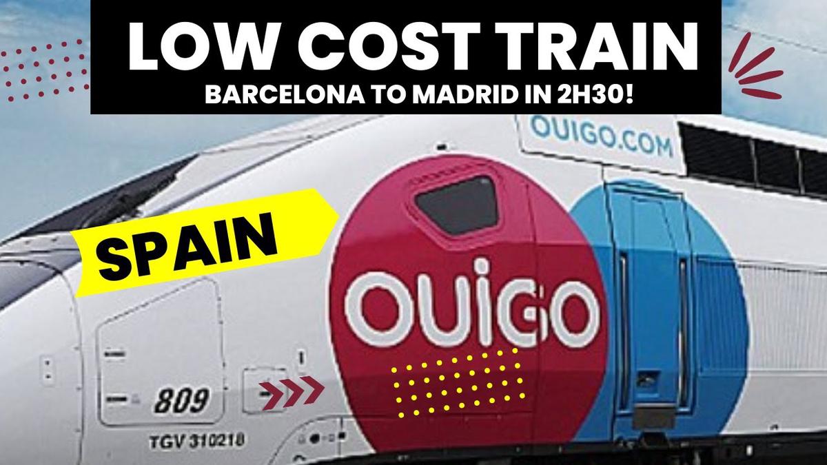 'Video thumbnail for OUIGO  -  LOW COST TRAIN IN BARCELONA - WALK AND TRIP'