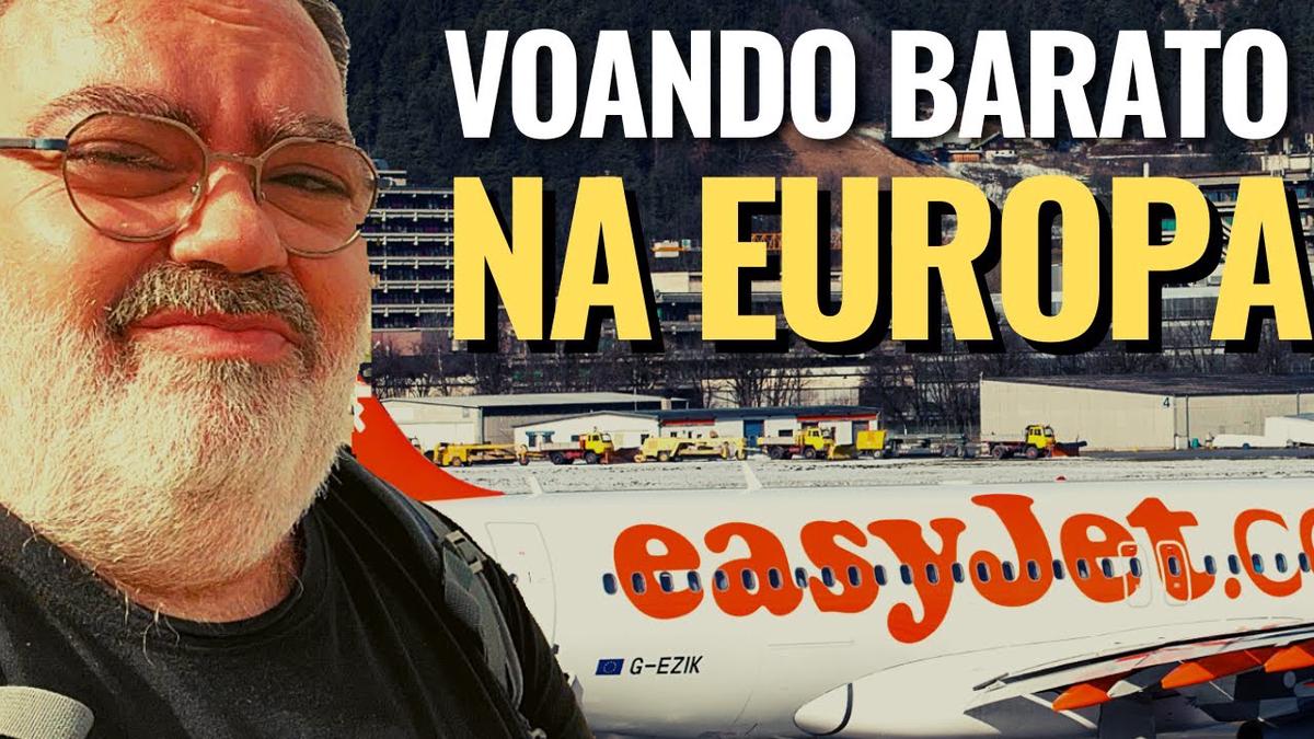 'Video thumbnail for VOANDO DE BARCELONA COM EMPRESA SUPER BARATA EASYJET -  Como é Viajar de Barcelona para Suíça'