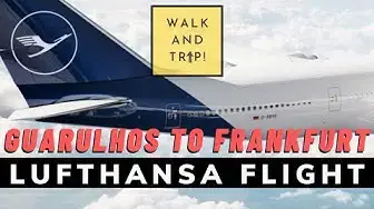 'Video thumbnail for VOO LUFTHANSA | GUARULHOS TO FRANKFURT | BUSINESS CLASS'