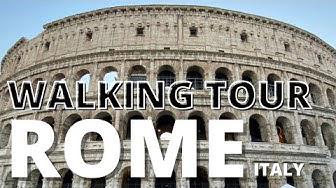 'Video thumbnail for WALKING TOUR ROME | CAMINHANDO EM ROMA | PT I'