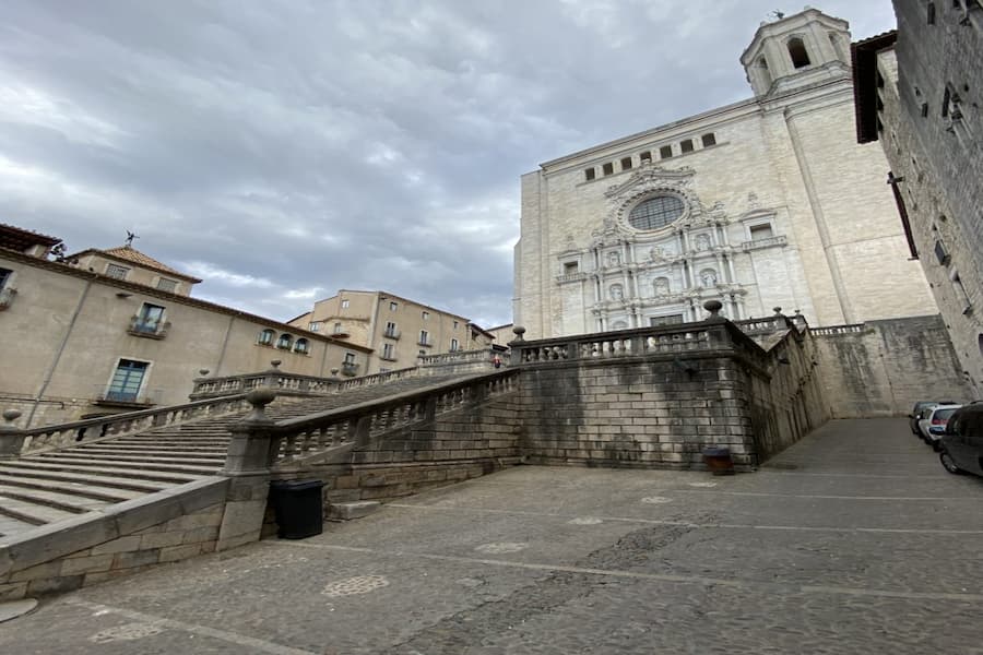Catedral de Girona. O local da gravação de game of thrones