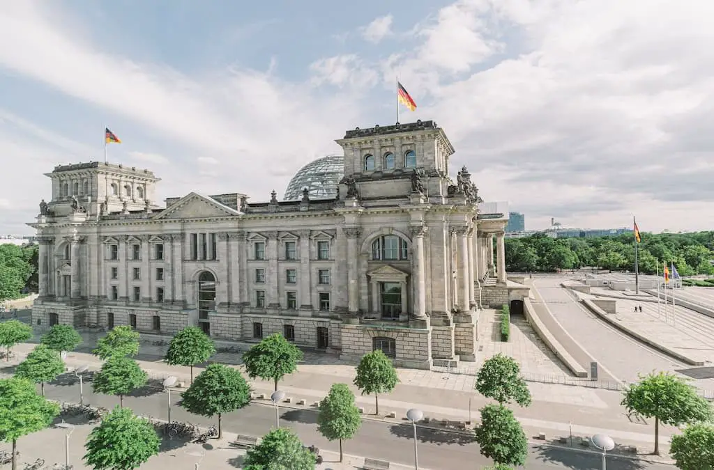 Reichstag em Berlim, Alemanha.