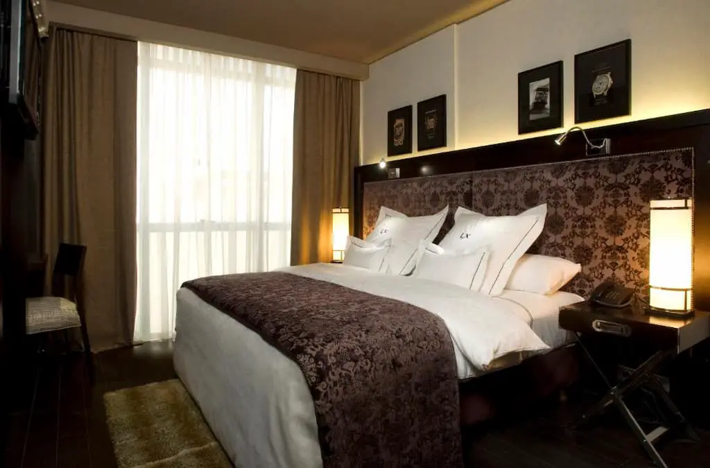 Foto do quarto do hotel lennox buenos aires, na argentina.
