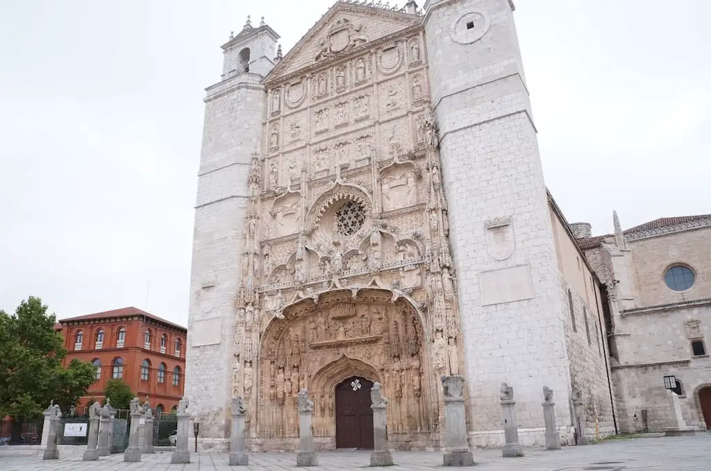 A igreja de San Pablo, Valladolid, Espanha.