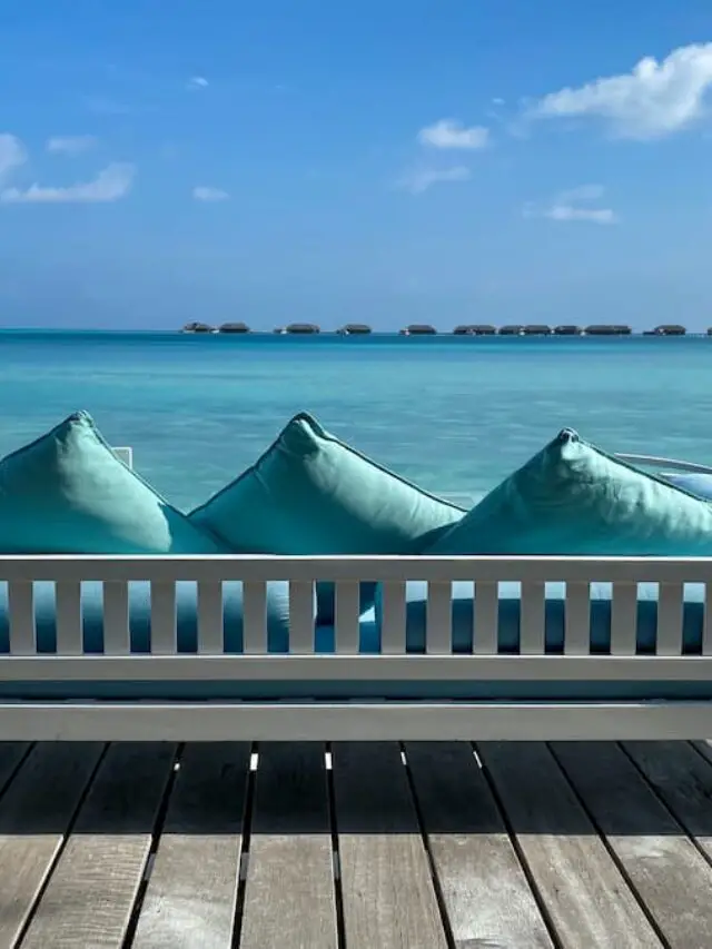 Deslumbrante praia cristalina em Alif Alif, Maldivas.