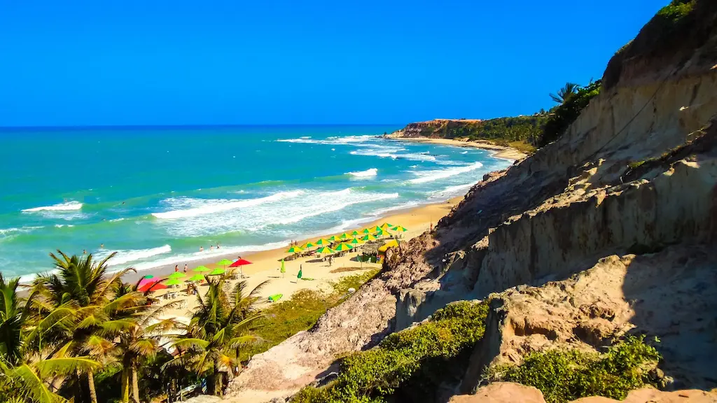 Praia da Pipa, RN. As praias mais bonitas do Brasil.