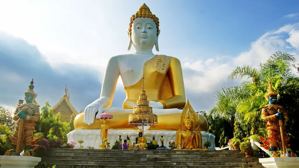 viagem para a tailandia chiang mai templo dourado